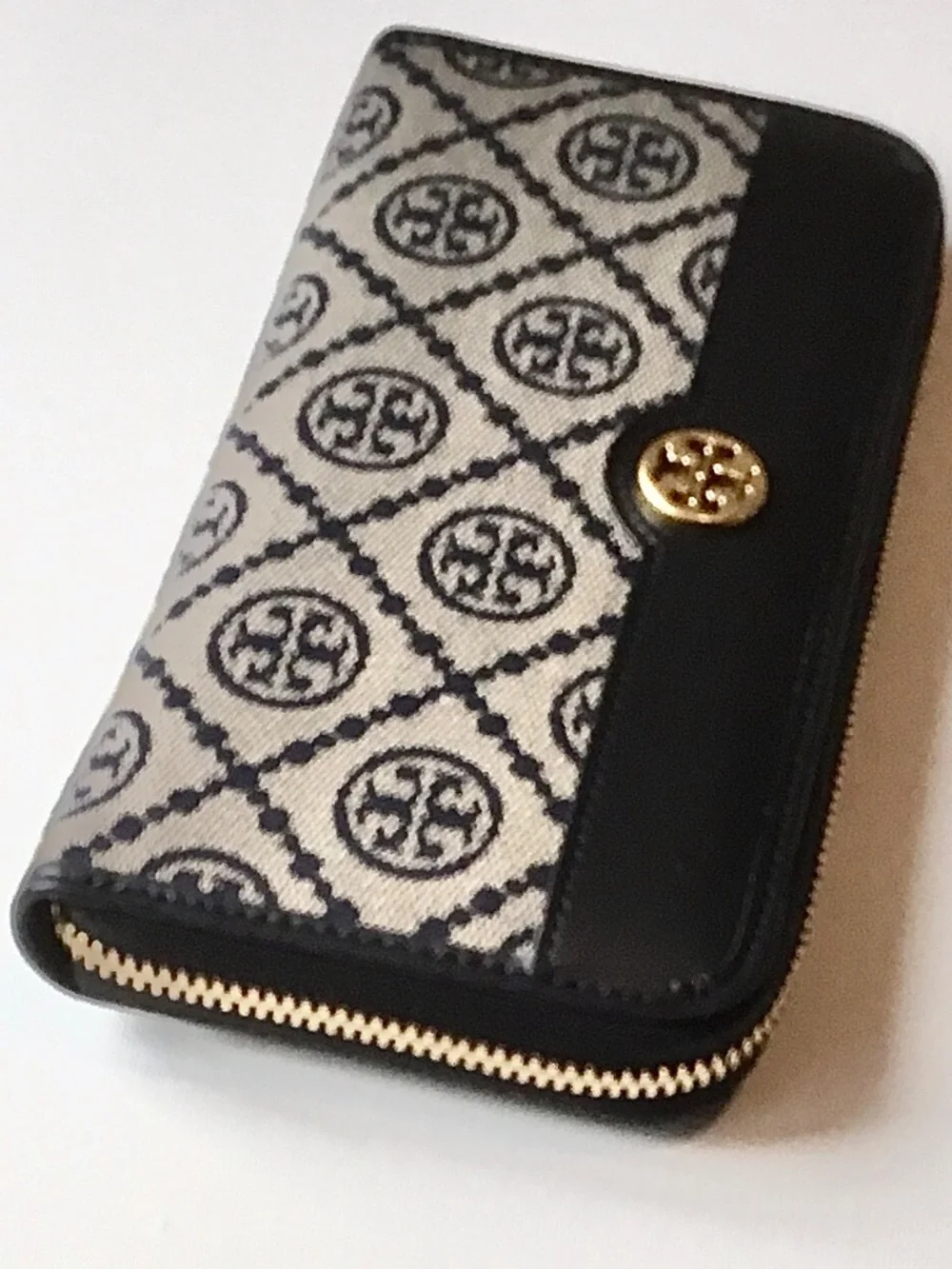 TORY BURCH MONOGRAM SIGNATURE LONG WALLET
